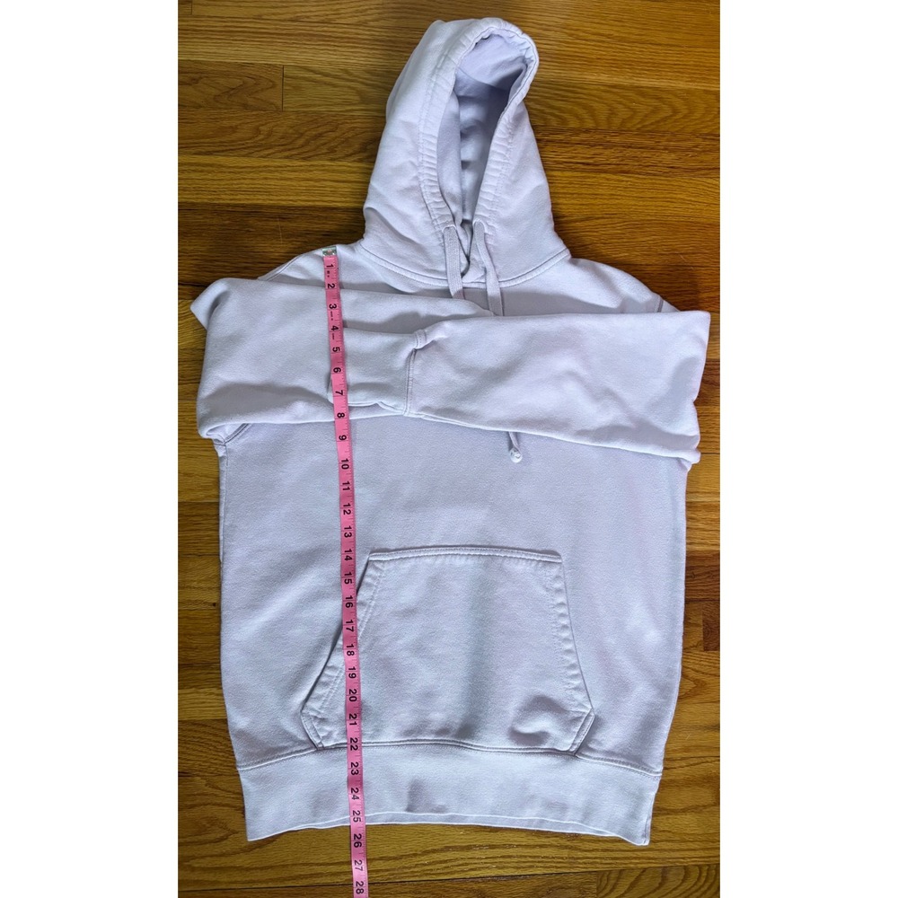 Ivory Ella Women Organic Cotton Comfy Hoodie Lavender Embroidery Elephant Logo S - Picture 8 of 9